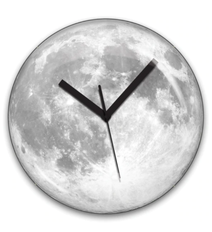 Glow In The Dark Moon Clock