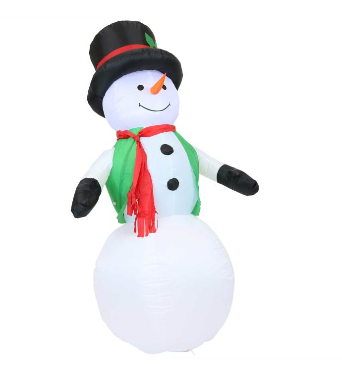 7' Christmas Inflatable Snowman Led Lighted Blow Up Outdoor Yard Lawn Decor
