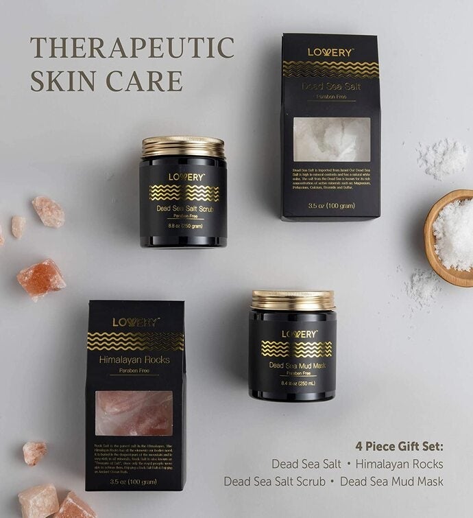 Lovery Dead Sea Minerals Spa Gift Box For Women & Men - Self Care Kit