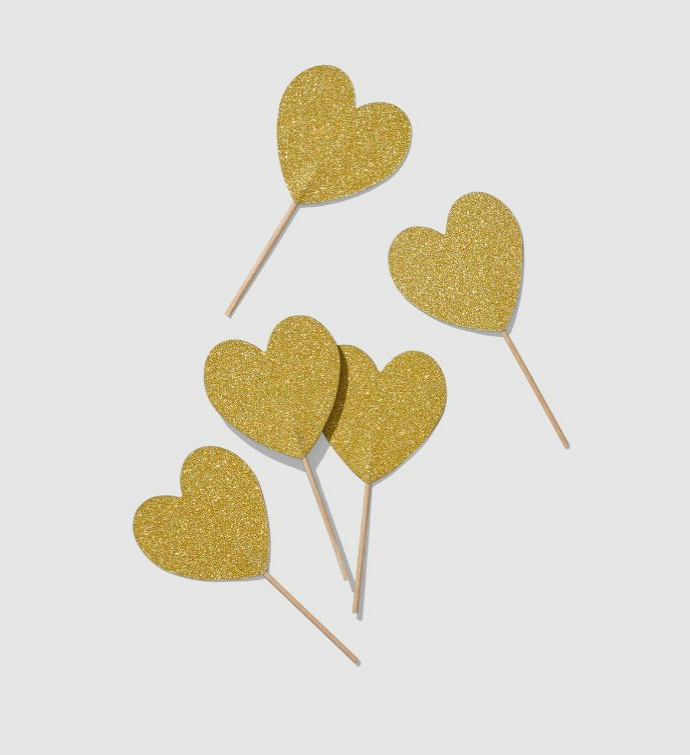 Heart Mini Toppers (10 Per Pack)