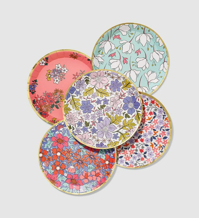 In Full Bloom Small Plates  10 Per Pack