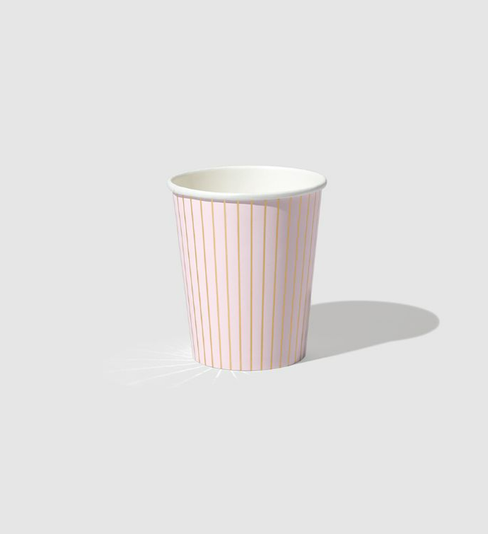 Pinstripe Cups (10 Per Pack)