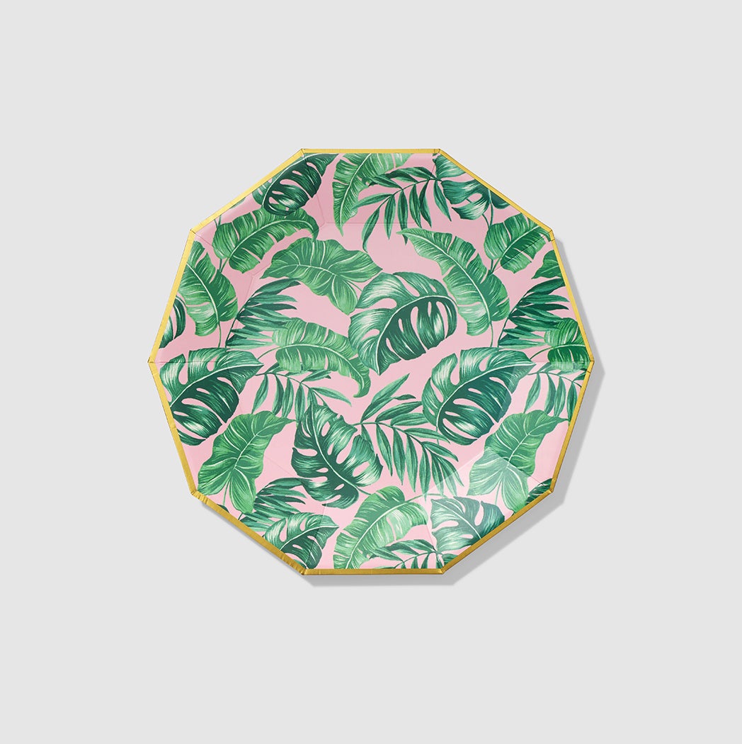 Palm Leaf Large Plates  10 Per Pack