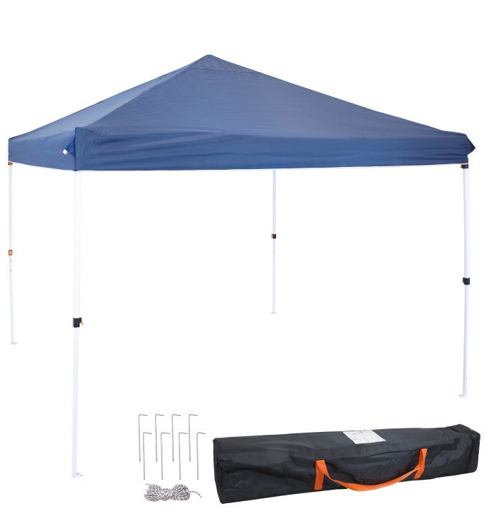 12x12 Foot Standard Pop up Canopy With Carry Bag   Blue