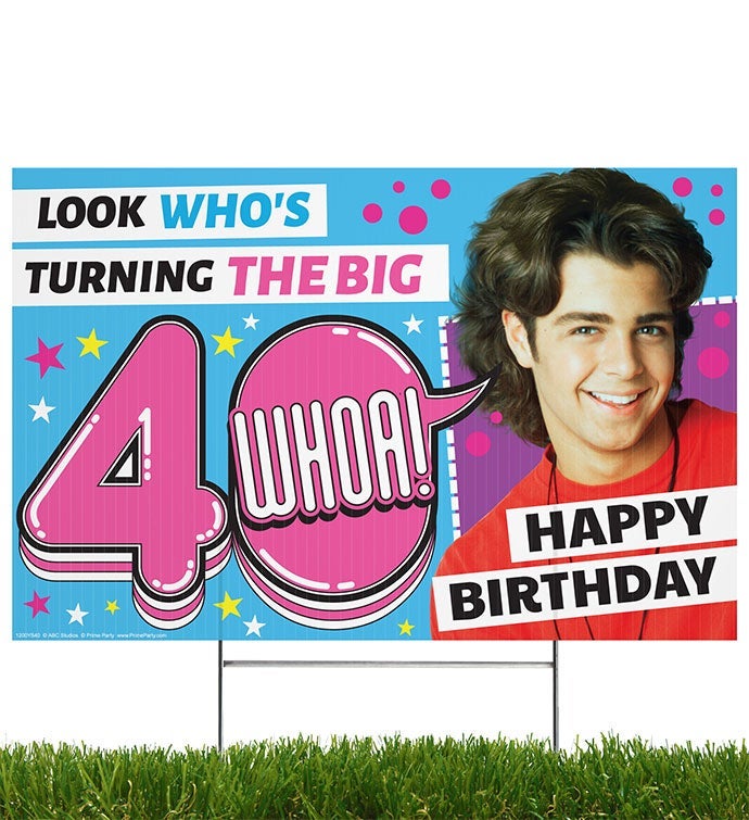 Joey, Happy Birthday, The Big 4 whoa!  Yard Sign