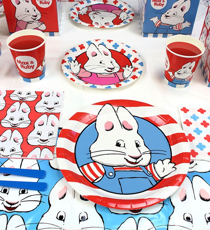 Max and Ruby Party Pack for 8 guests