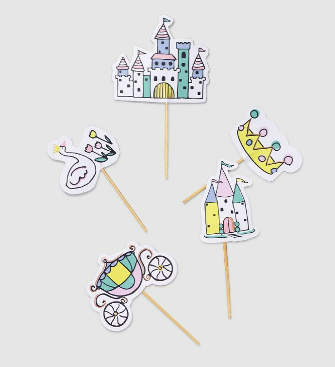 Fairytale Mini Toppers  10 Per Pack