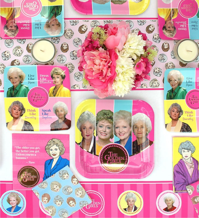 The Golden Girls Party Pack for 8 Guests