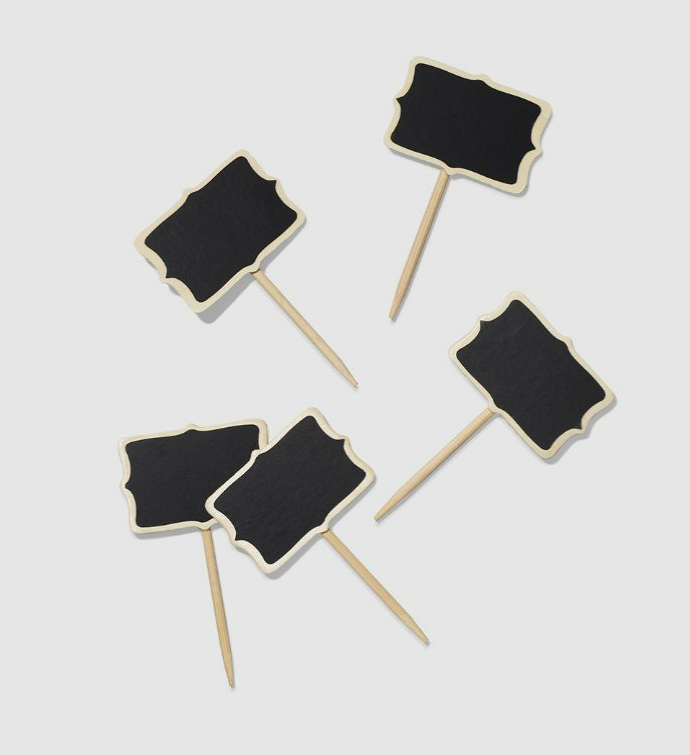 Chalkboard Toppers  10 Per Pack