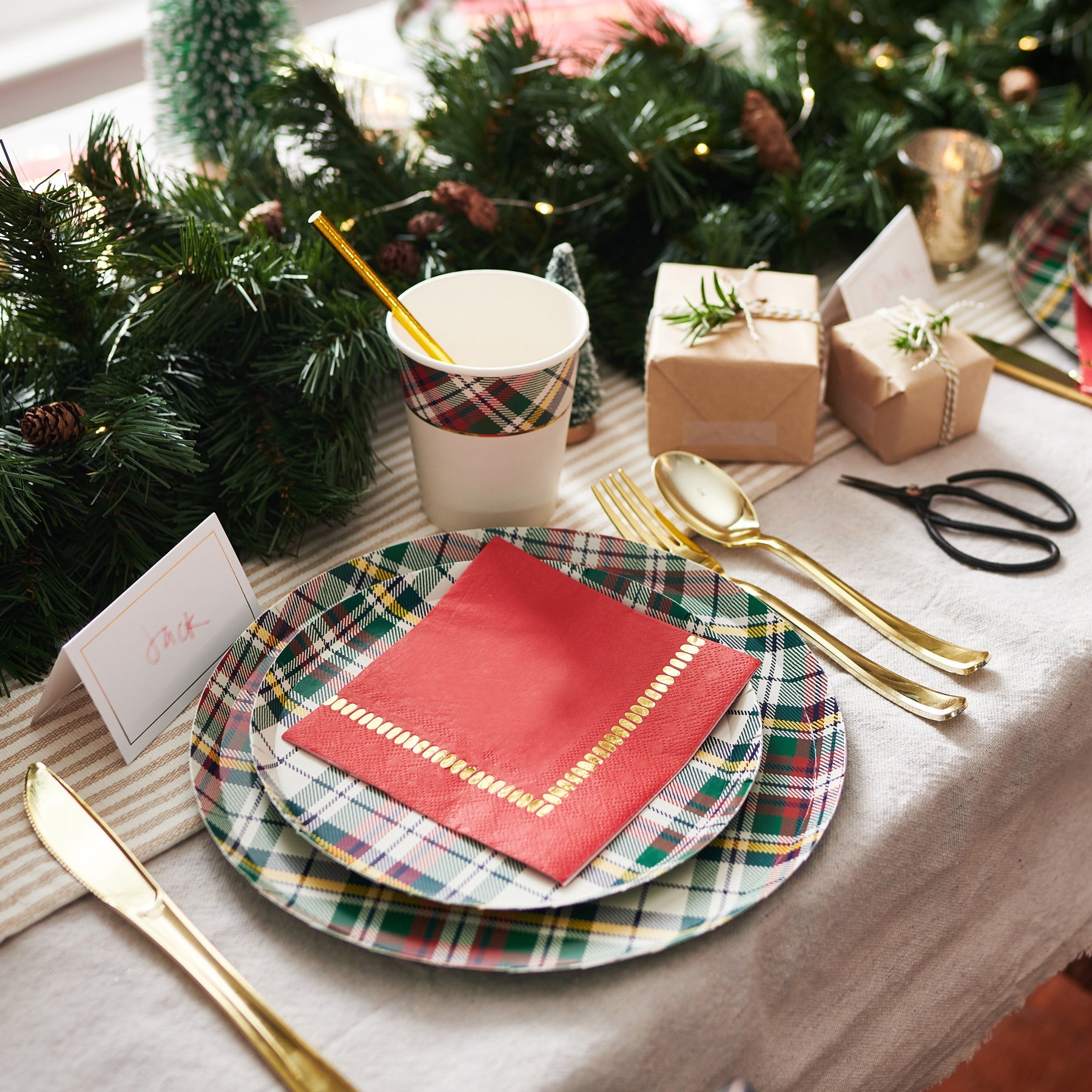 Brushstroke Napkins  25 Per Pack