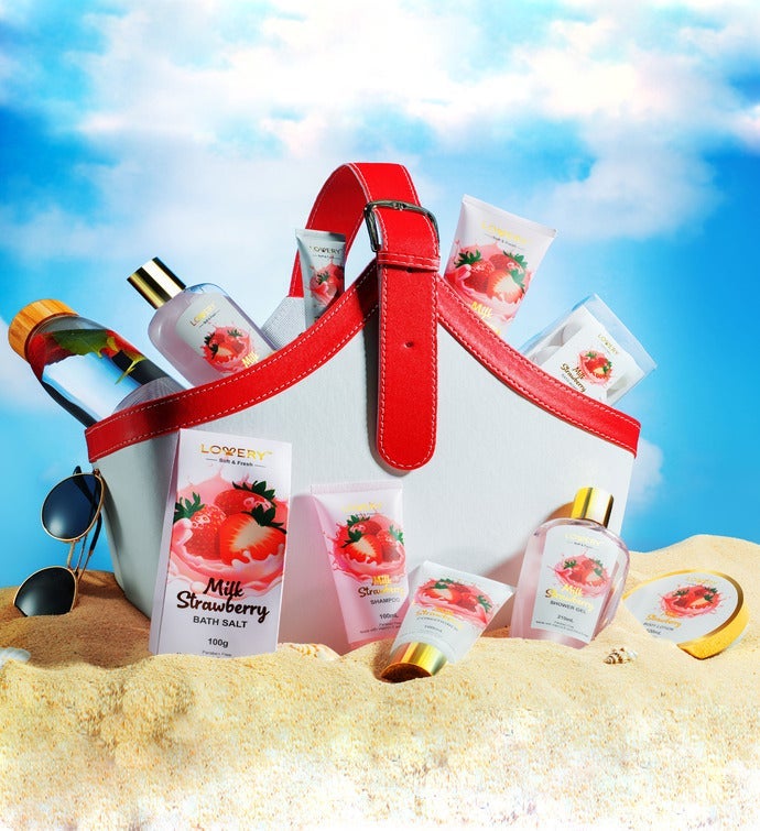 Strawberry Milk Spa Gift Tote