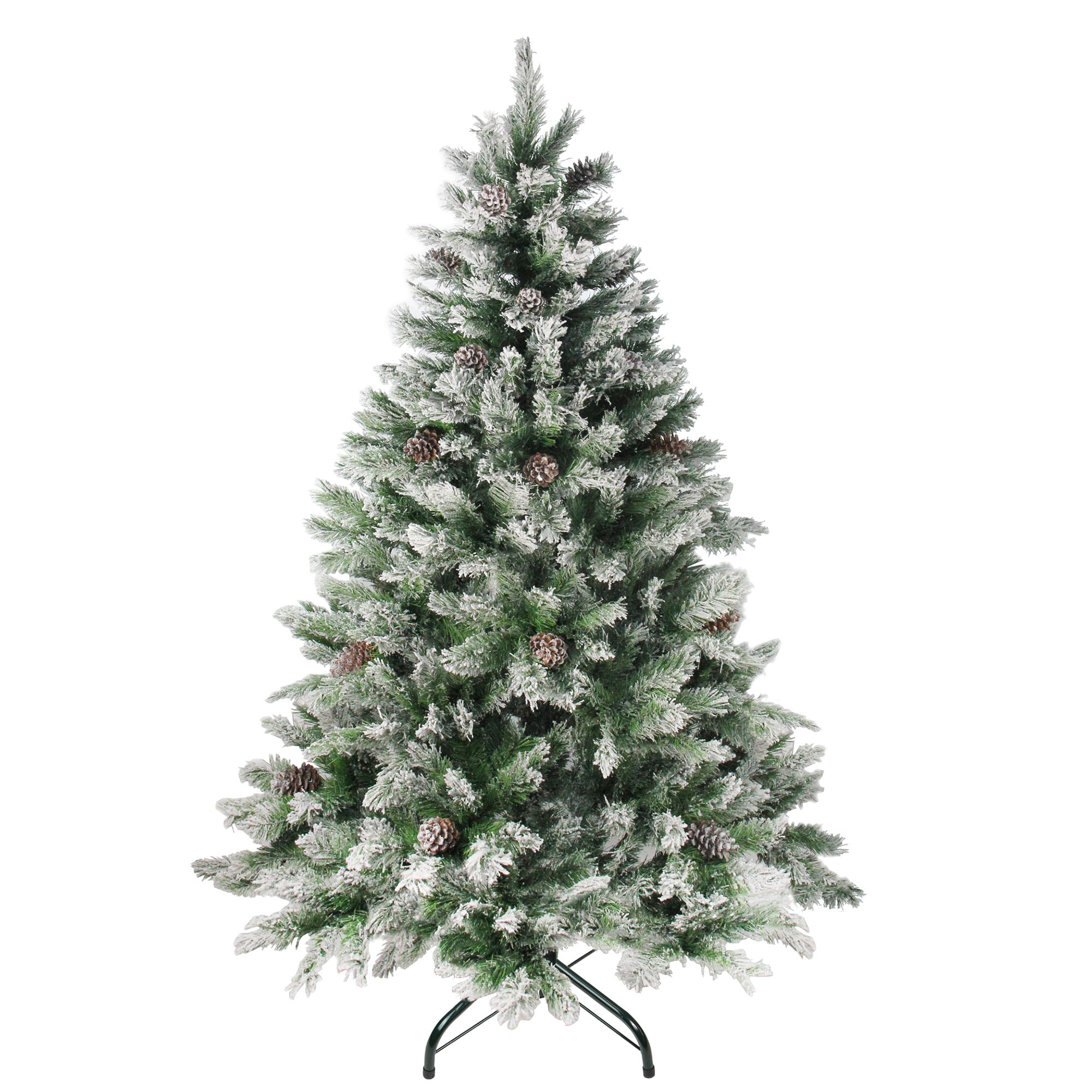 Flocked Angel Pine Artificial Christmas Tree