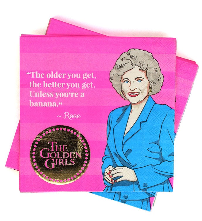 Golden Girls Napkins For Parties & Luncheons  16 pack