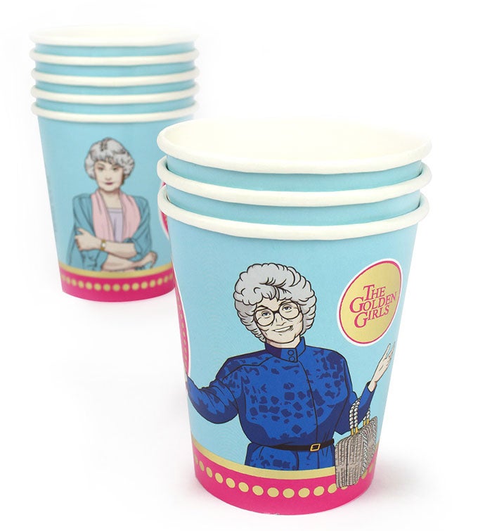 Golden Girls Cups  8 Pack