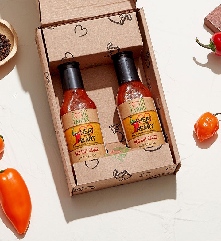 Heat with Heart™ Hot Sauce Red  2 Pack