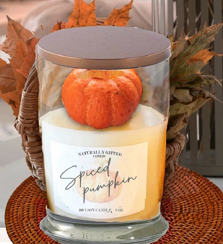 Pumpkin Spice Candle   Soy Wax Candle   Fall Candle