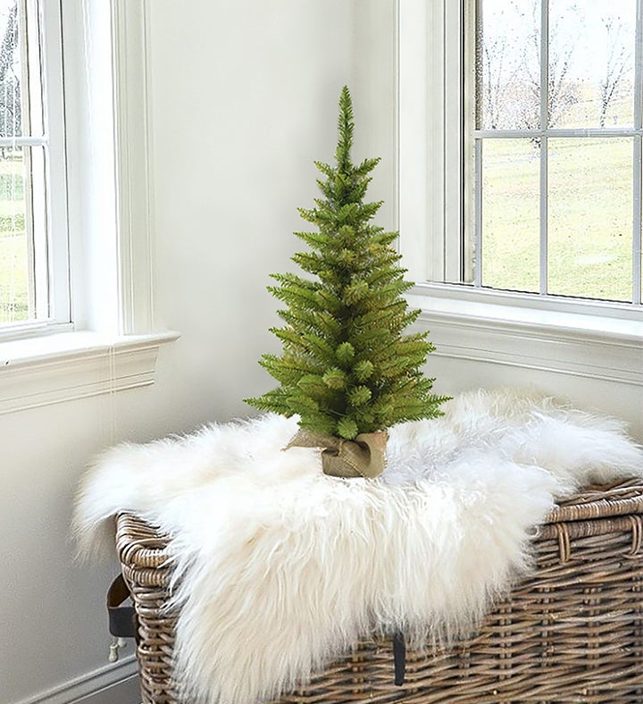 3' Tabletop Christmas Tree With Burlap Base