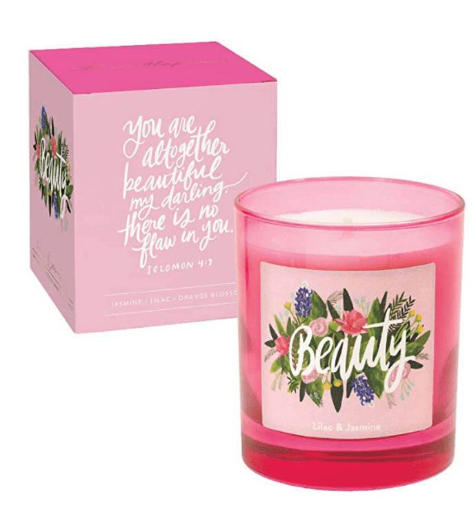 Beauty Candle   Lilac & Jasmine