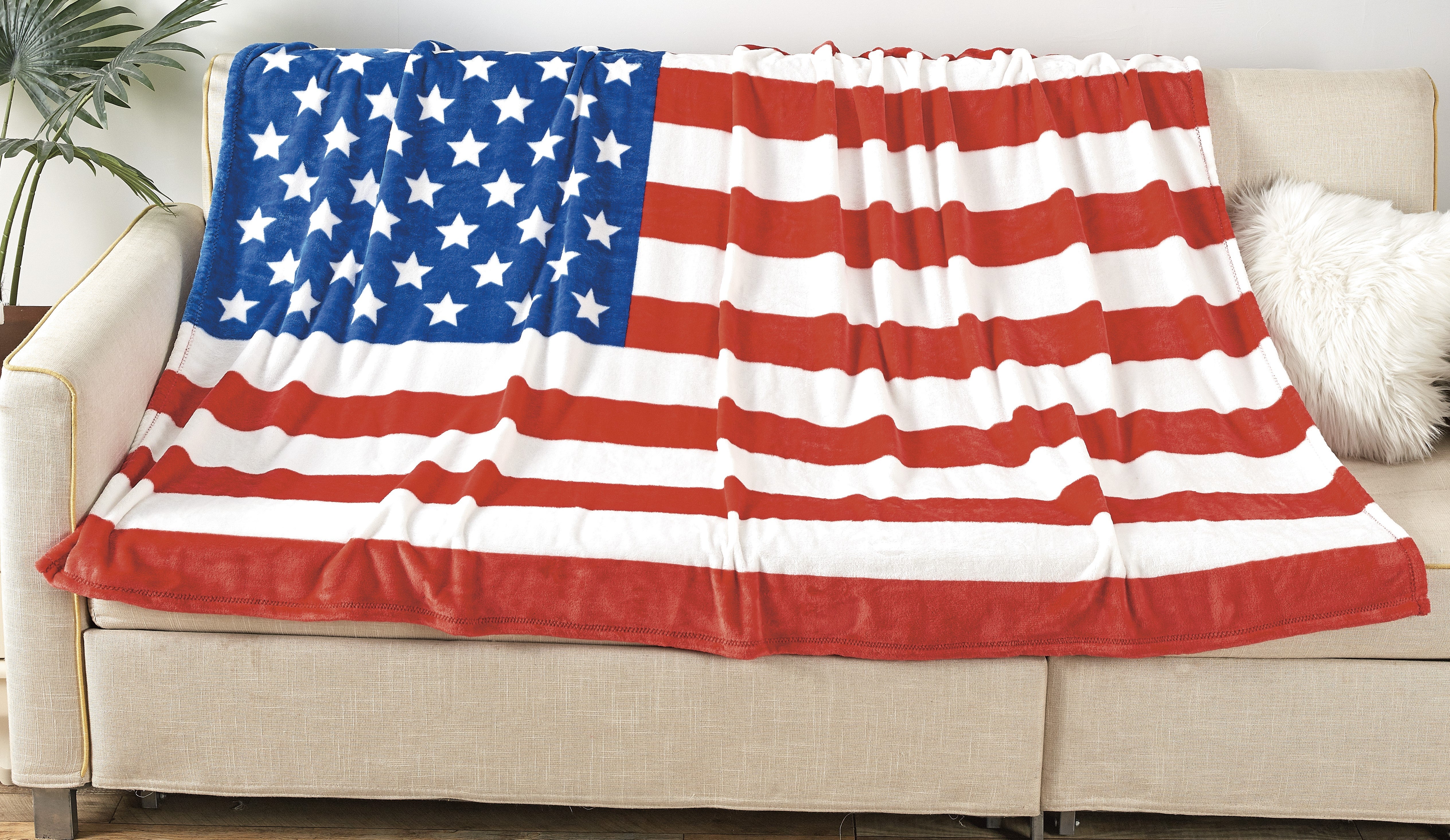 Patriotic Throw Blanket