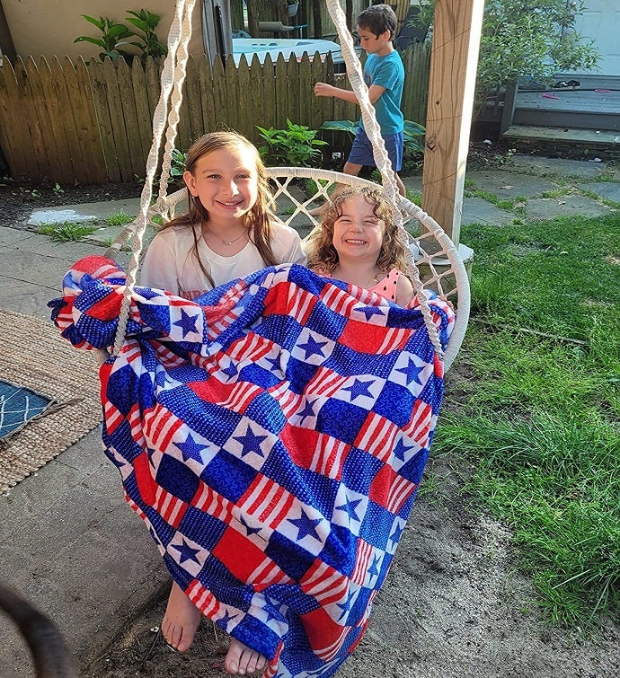 Patriotic Throw Blanket 