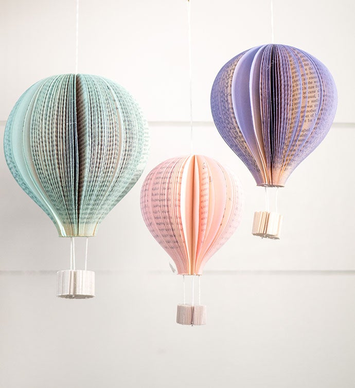 Set Of 3 Hot Air Balloons