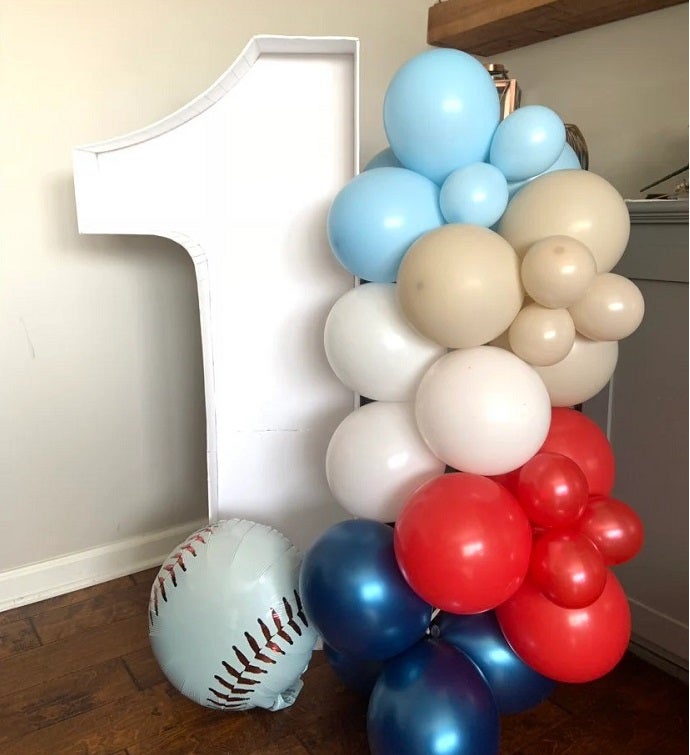 Little Rookie Baseball Balloon Garland Kit Diy
