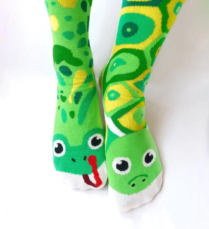 Frog & Turtle Pals Socks   Mismatchy Set  2 Pairs!