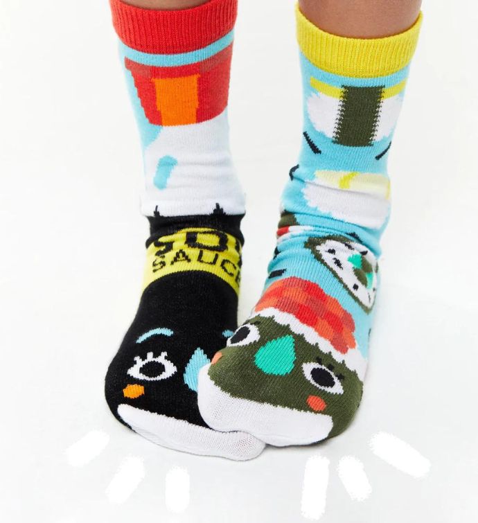 Sushi & Soy Sauce Pals Socks - Mismatchy Set (2 Pairs!)