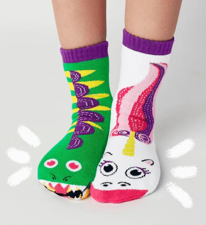 Dragon & Unicorn Pals Socks