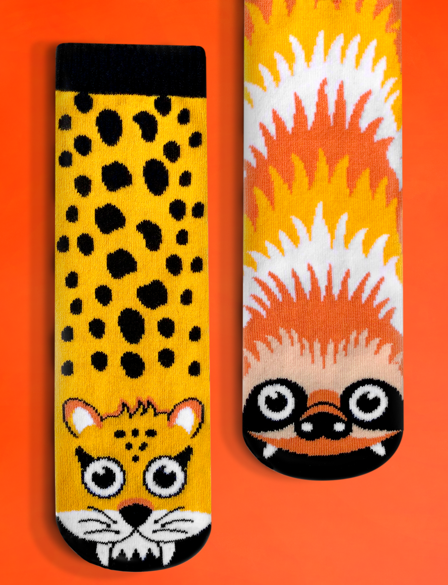 Sloth & Cheetah Pals Socks