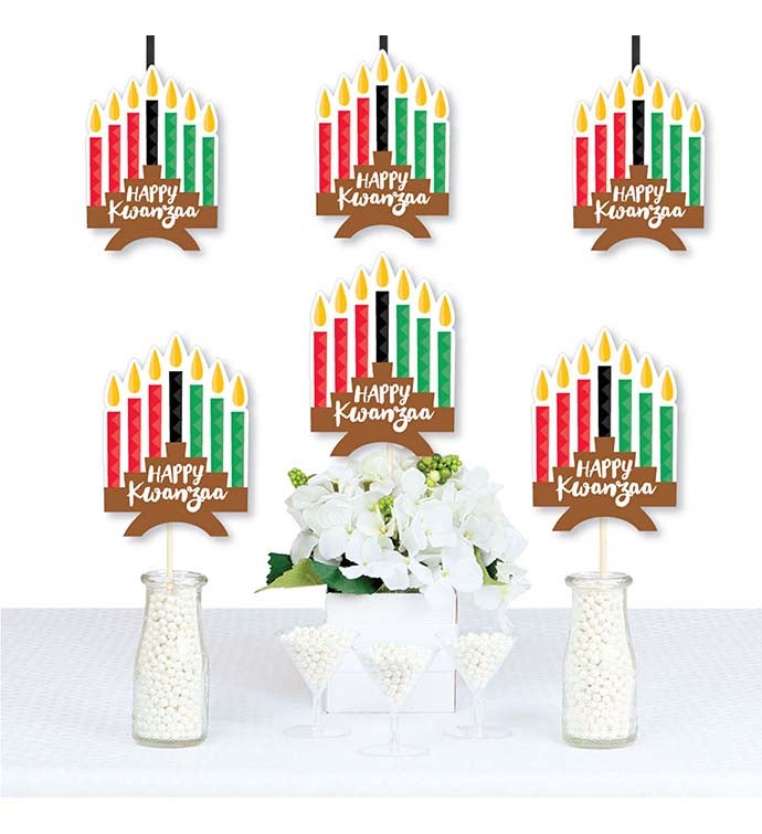 Happy Kwanzaa   Kinara Decorations Diy Party Essentials   Set Of 20