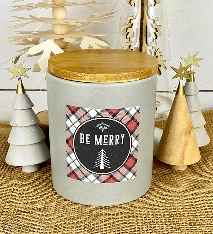 Fraser Fir Candle in Gray Jar