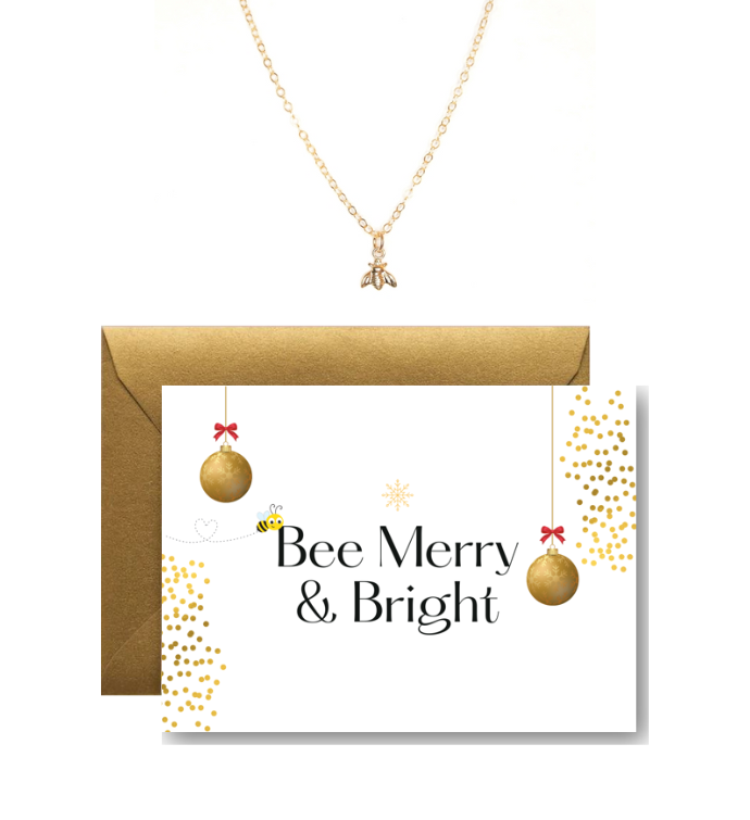 Bee Necklace Holiday Set