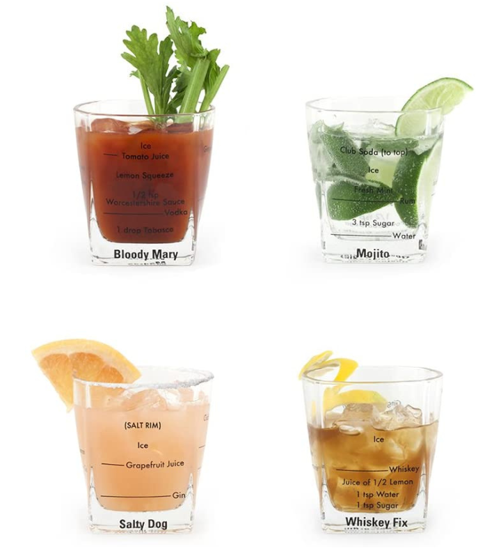 Bartending Glasses S/4