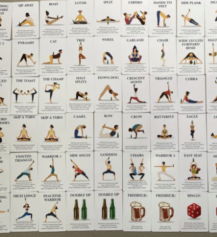 Beer Yoga Party Game