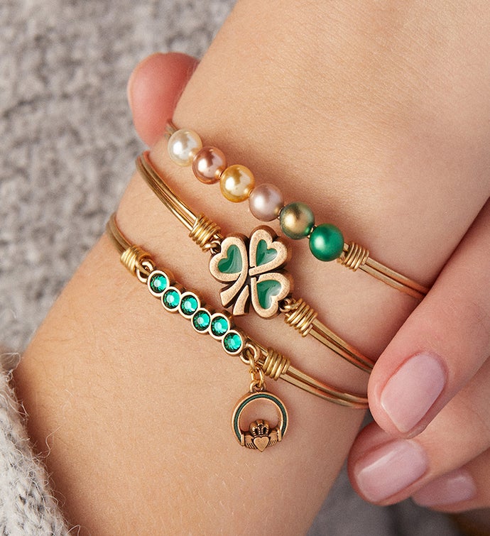 Luca + Danni Claddagh Starlight Bangle Bracelet