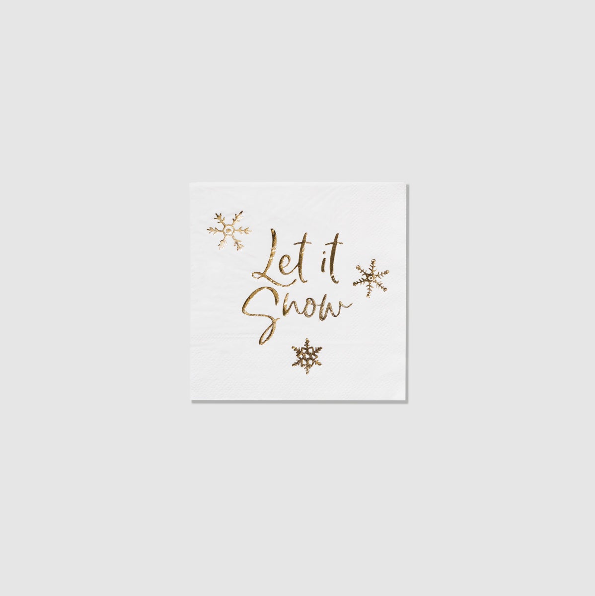 Let It Snow Cocktail Napkins (25 Per Pack)