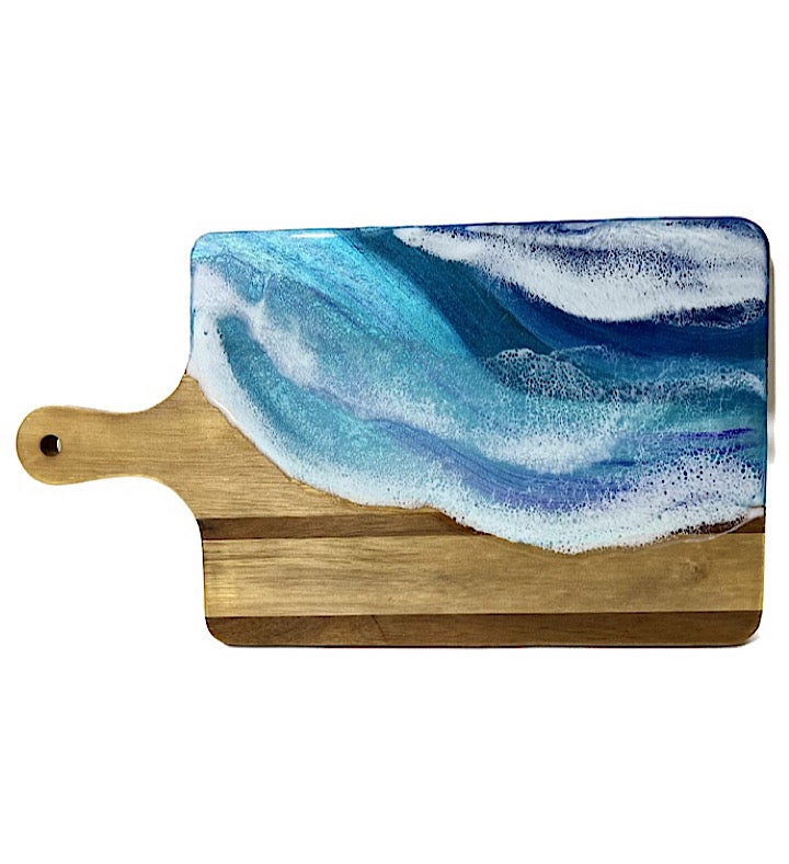 Hand painted Seascape Cutting Board