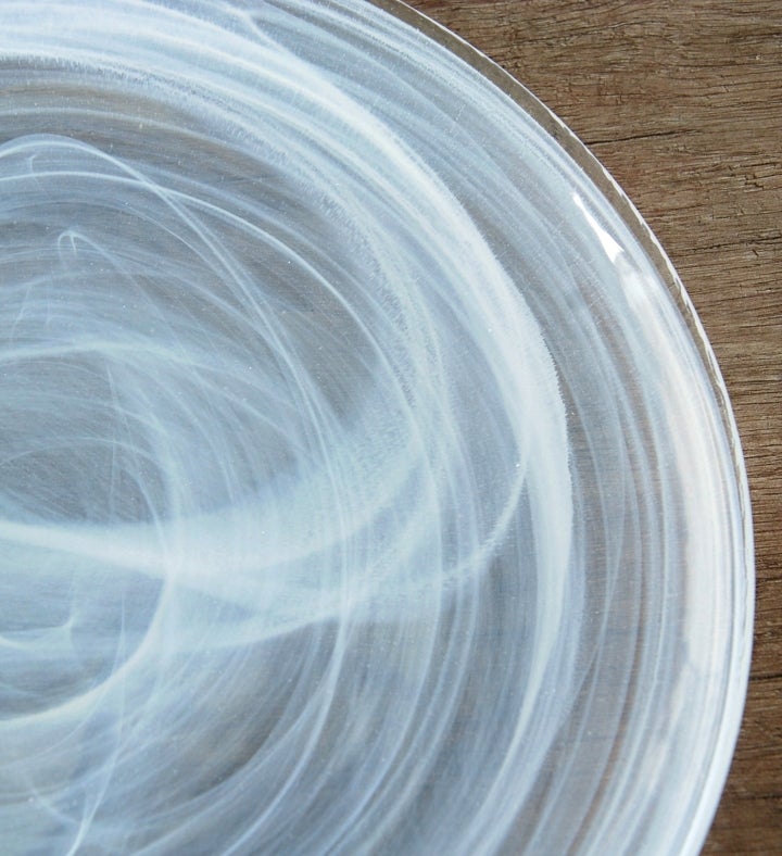 Nuage Set/4 6.5" Glass Canapé Plates