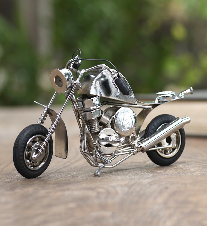 Novica Handmade Motor Sport Metal Sculpture