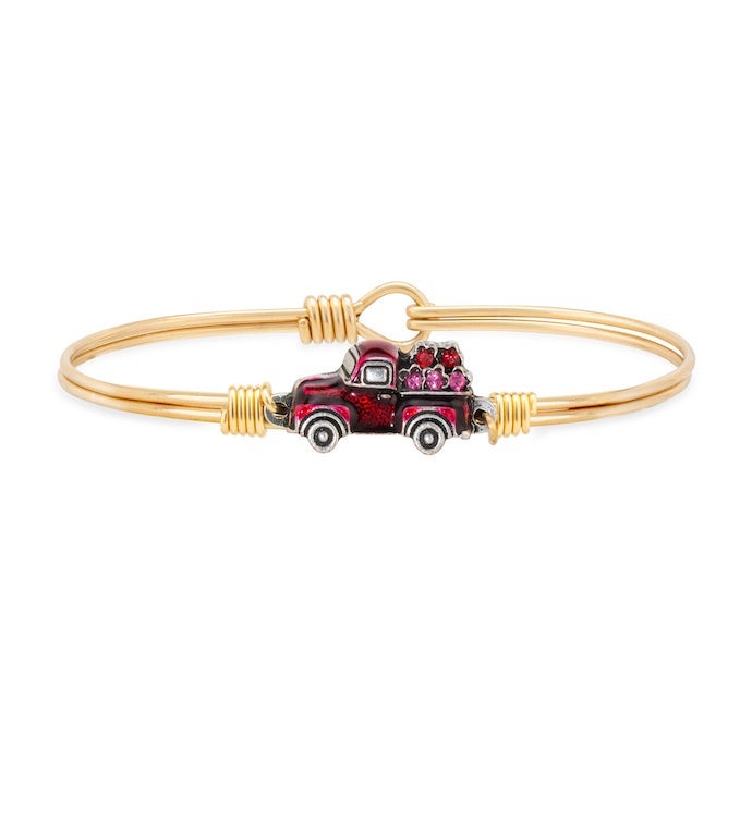 Luca + Danni Valentine's Red Truck Bangle Bracelet