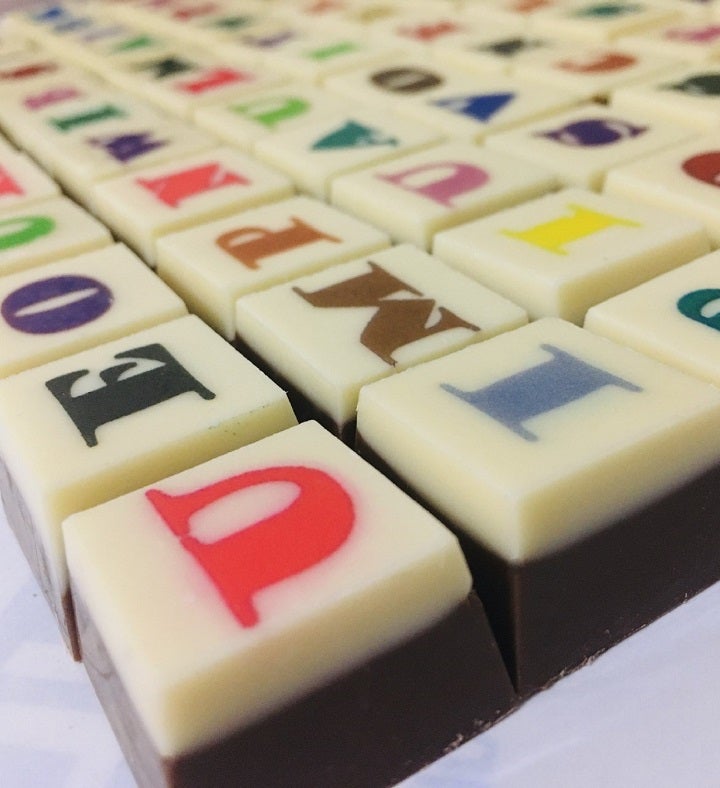 Happy Valentine's Day Baby Chocolate Message Gift