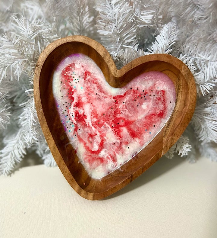 Hand-painted Heart Bowls