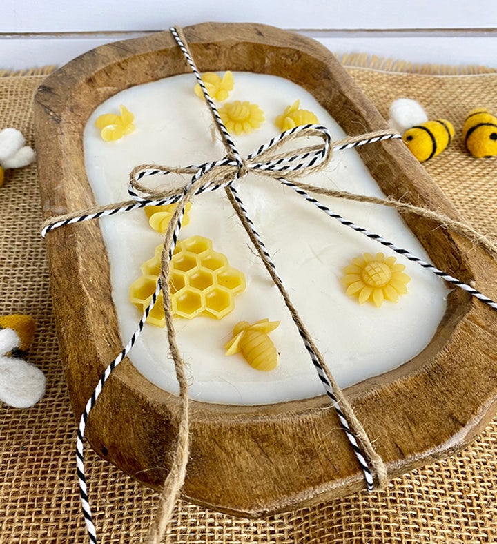 Bee Dough Bowl Candle