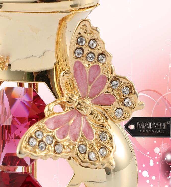 Gold Plated Flower Bouquet & Vase