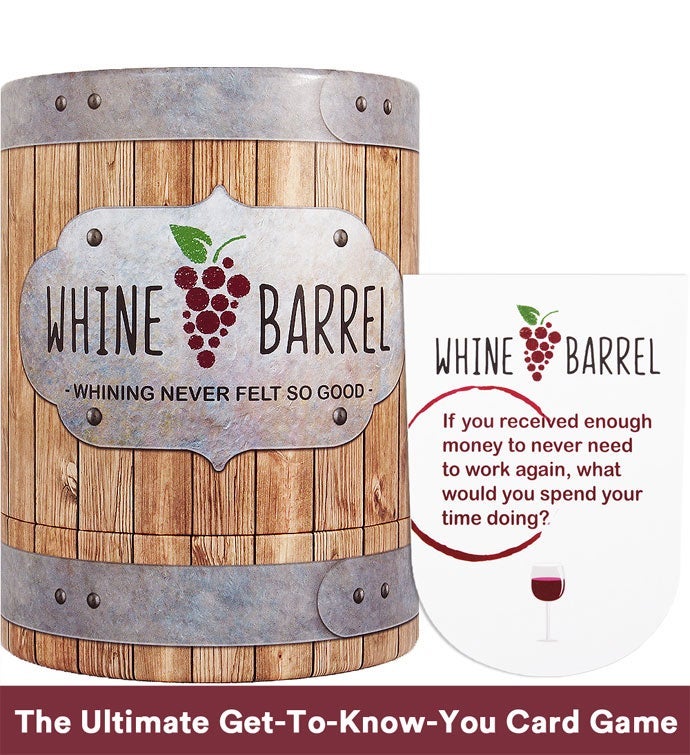 Whine Barrel : Conversation Card Game