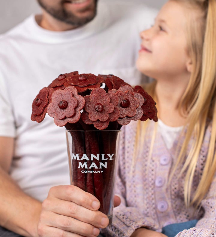 Beef Jerky Flower Bouquet