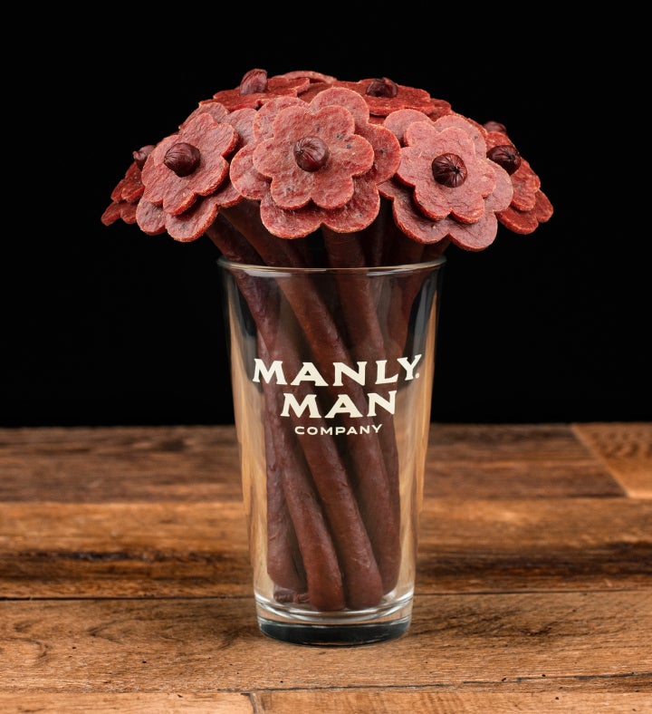 Beef Jerky Flower Bouquet