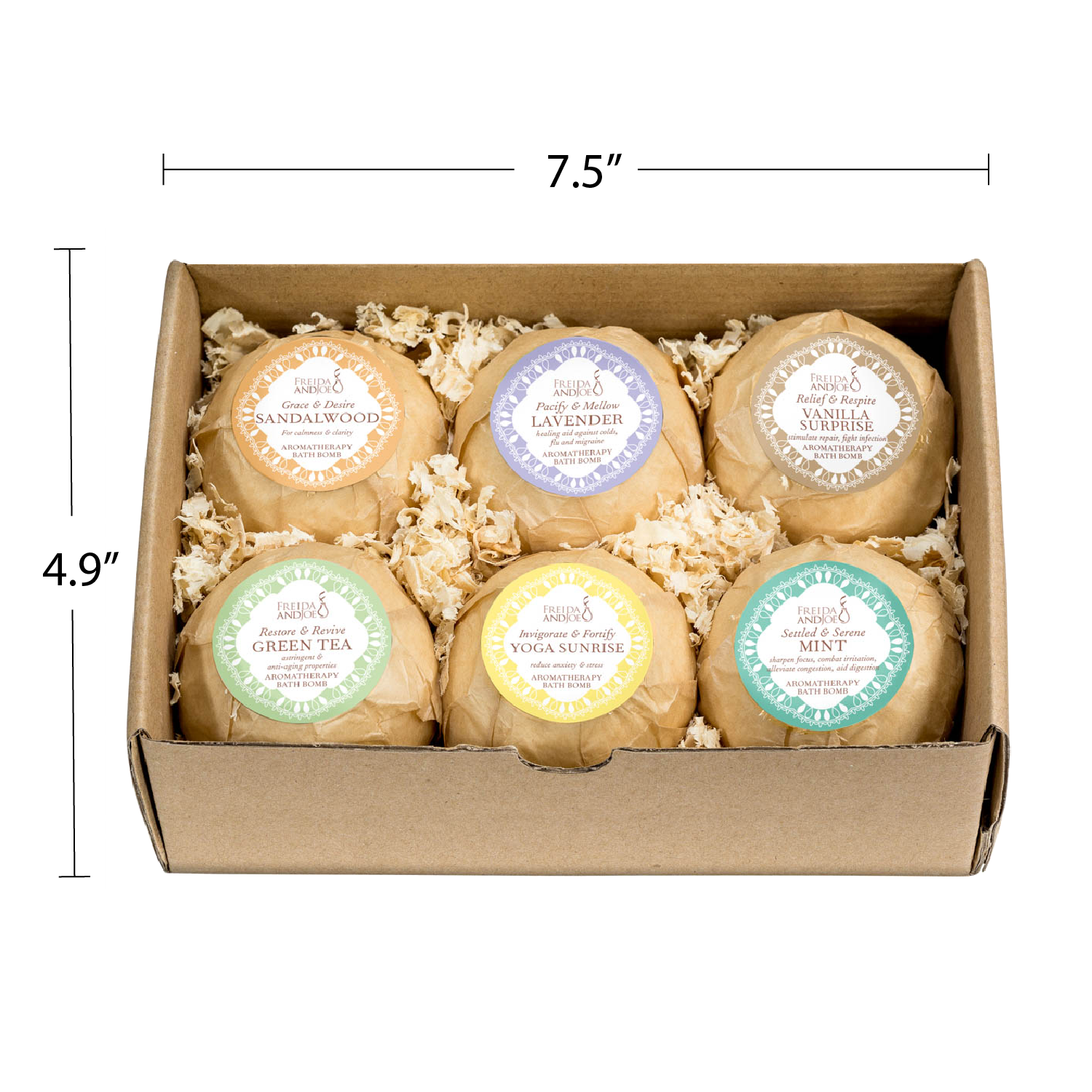 6 Refreshing Calming Relaxation Aromatherapy Bath Bombs Gifts For Her