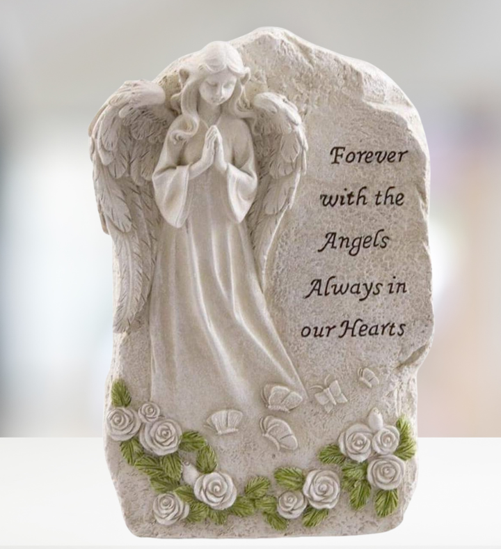 Forever With The Angels Memorial Angel Statue Sympathy Gift
